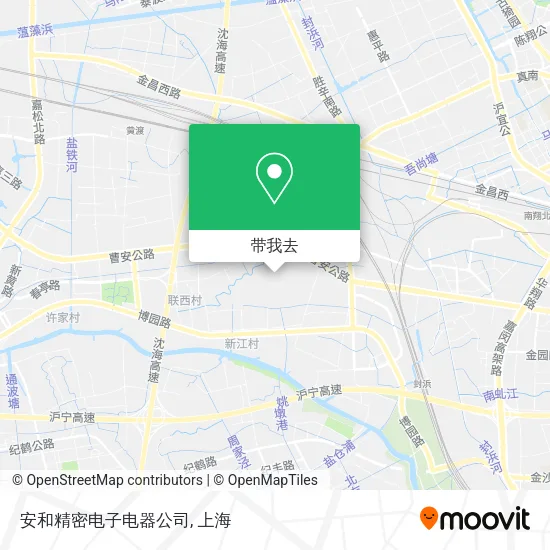 安和精密电子电器公司地图