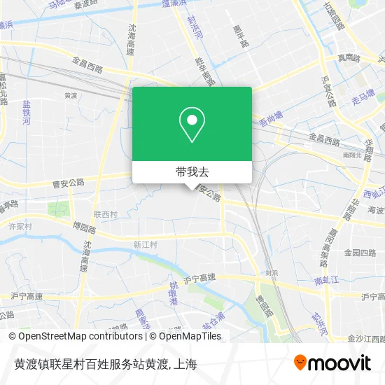 黄渡镇联星村百姓服务站黄渡地图