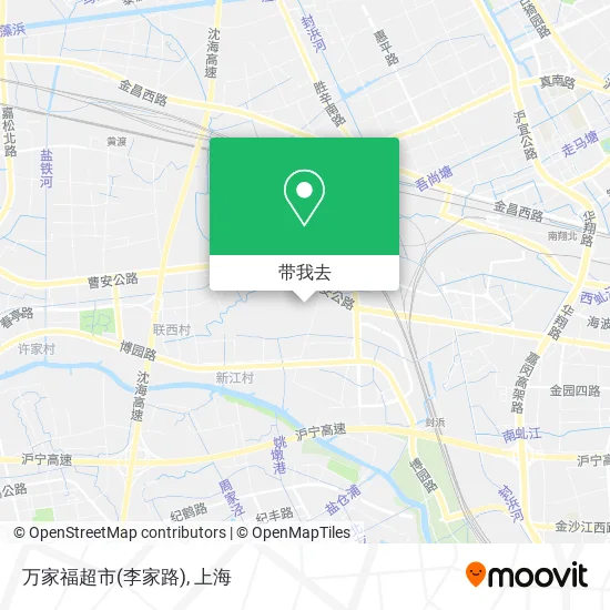 万家福超市(李家路)地图
