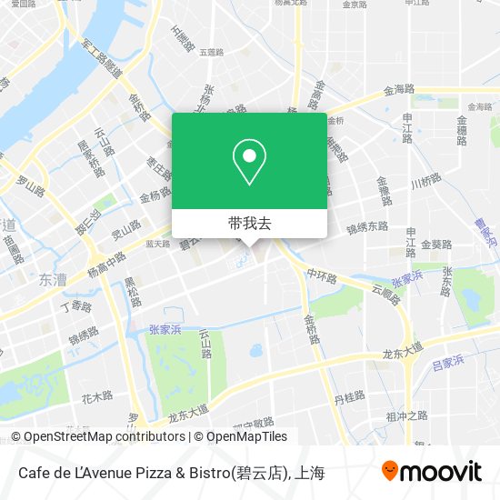 Cafe de L’Avenue Pizza & Bistro(碧云店)地图