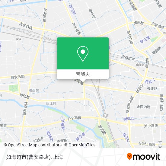 如海超市(曹安路店)地图