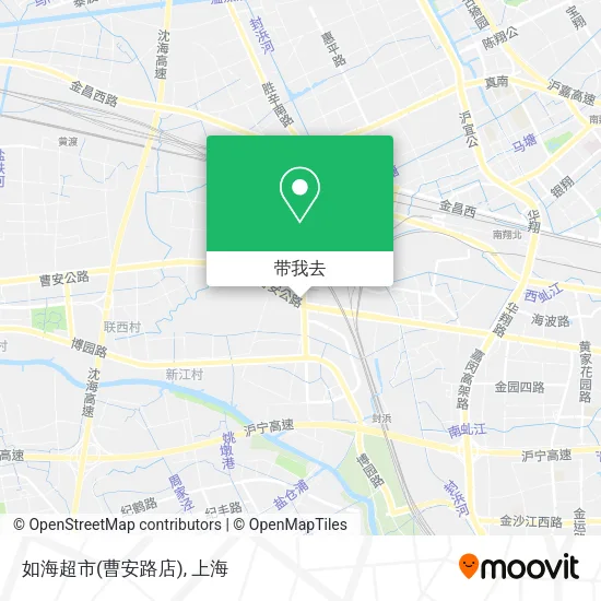 如海超市(曹安路店)地图