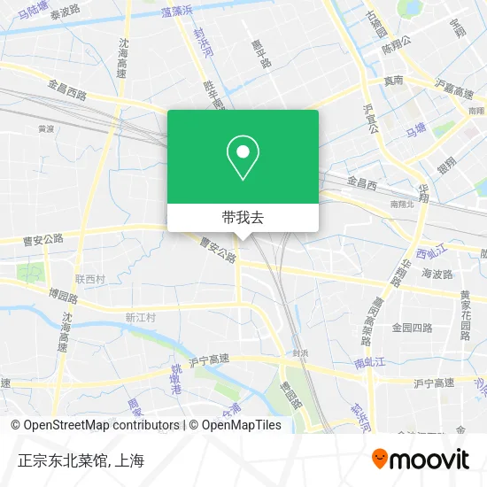 正宗东北菜馆地图