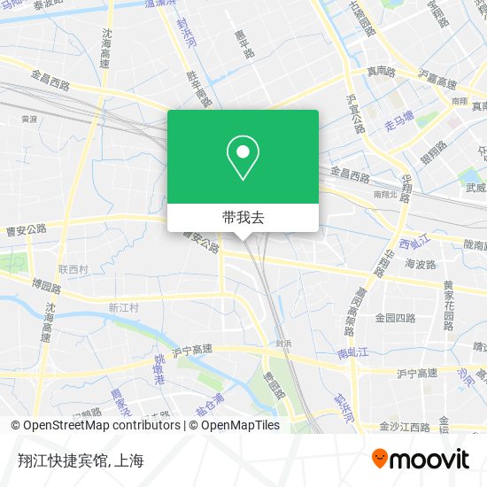 翔江快捷宾馆地图