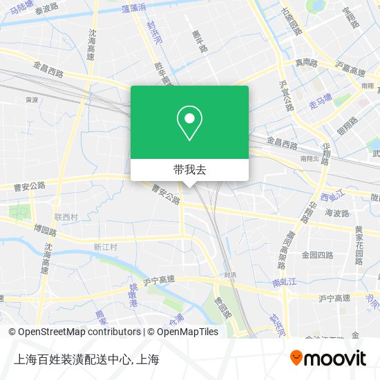 上海百姓装潢配送中心地图