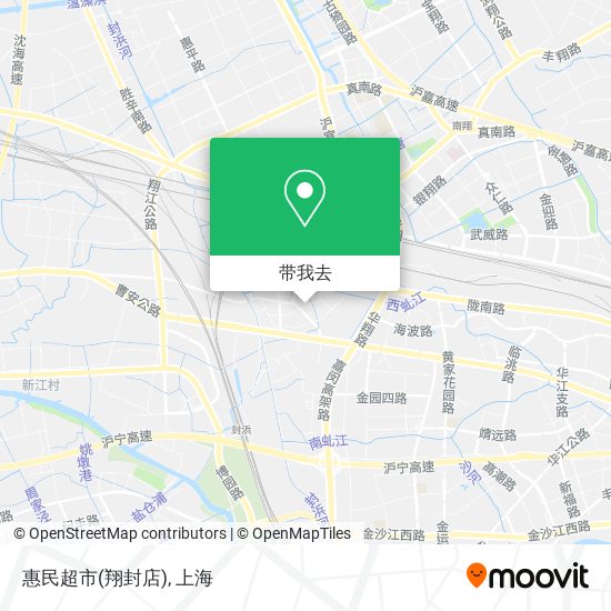 惠民超市(翔封店)地图