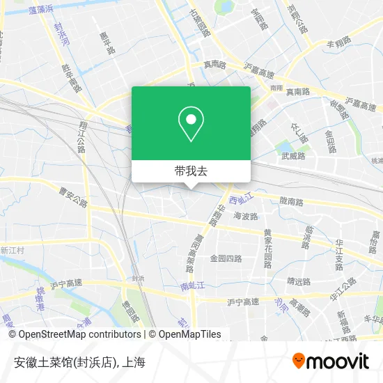 安徽土菜馆(封浜店)地图
