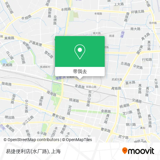 易捷便利店(水厂路)地图
