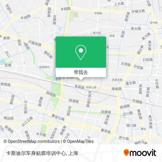 卡斯迪尔车身贴膜培训中心地图