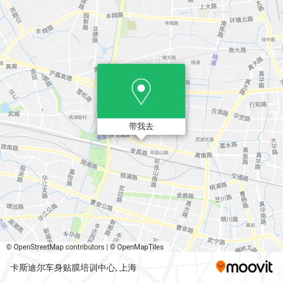 卡斯迪尔车身贴膜培训中心地图