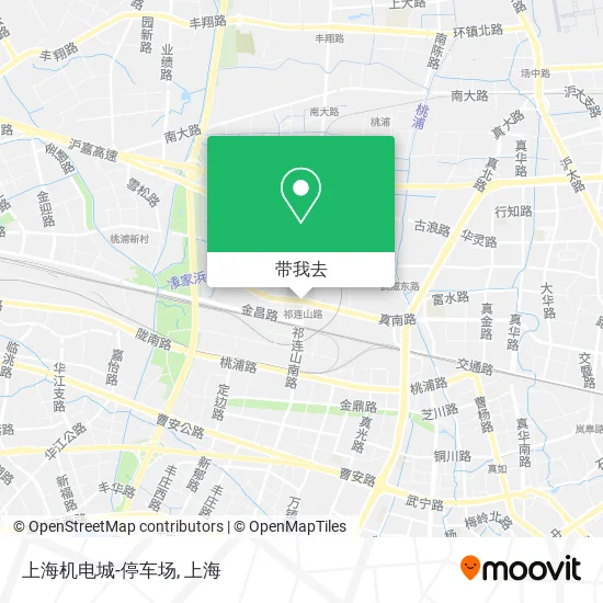 上海机电城-停车场地图