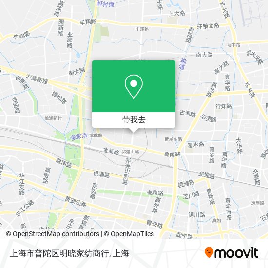 上海市普陀区明晓家纺商行地图