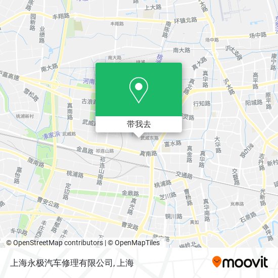 上海永极汽车修理有限公司地图