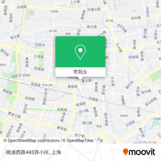 桃浦西路443弄小区地图