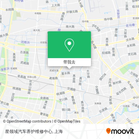 星领域汽车养护维修中心地图