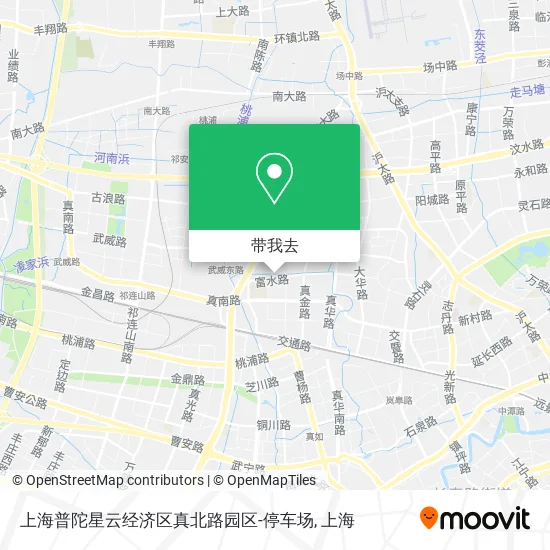 上海普陀星云经济区真北路园区-停车场地图