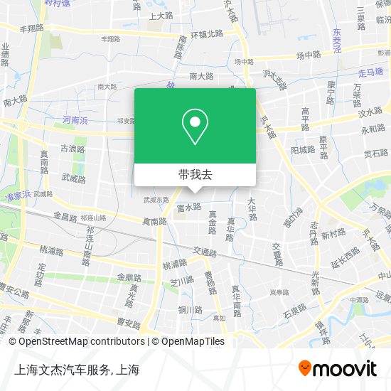 上海文杰汽车服务地图