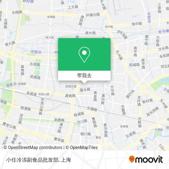 小任冷冻副食品批发部地图
