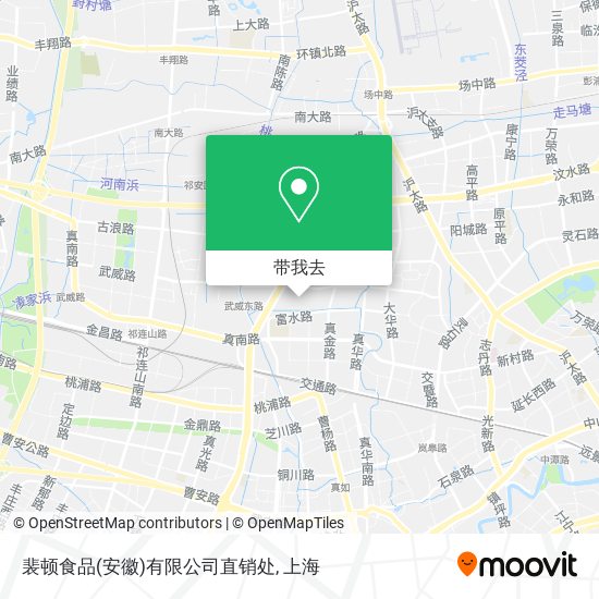 裴顿食品(安徽)有限公司直销处地图