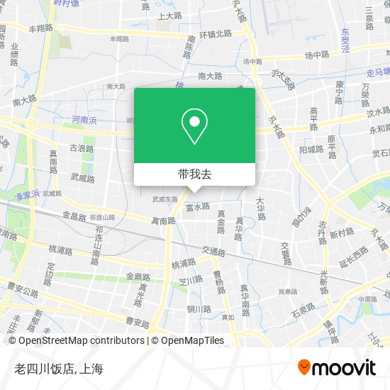 老四川饭店地图