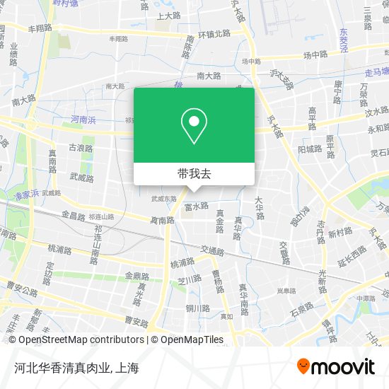 河北华香清真肉业地图