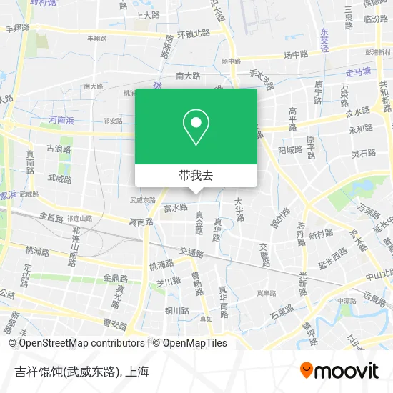 吉祥馄饨(武威东路)地图