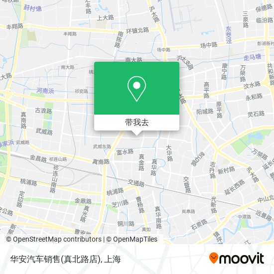 华安汽车销售(真北路店)地图