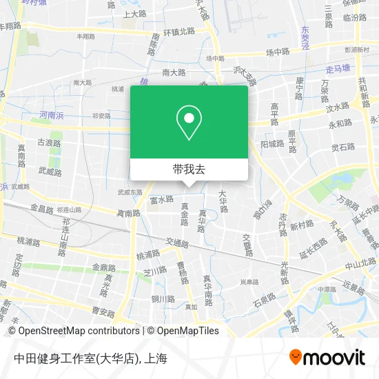 中田健身工作室(大华店)地图