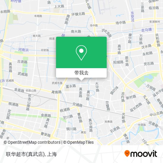 联华超市(真武店)地图