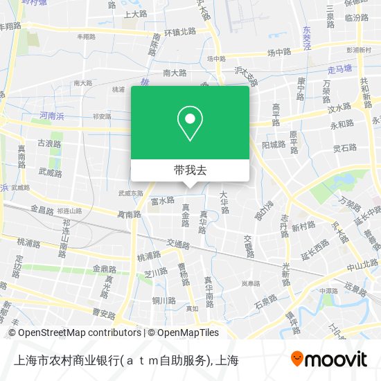 上海市农村商业银行(ａｔｍ自助服务)地图