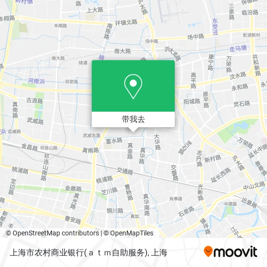 上海市农村商业银行(ａｔｍ自助服务)地图