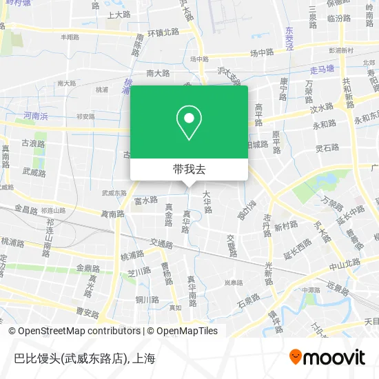 巴比馒头(武威东路店)地图