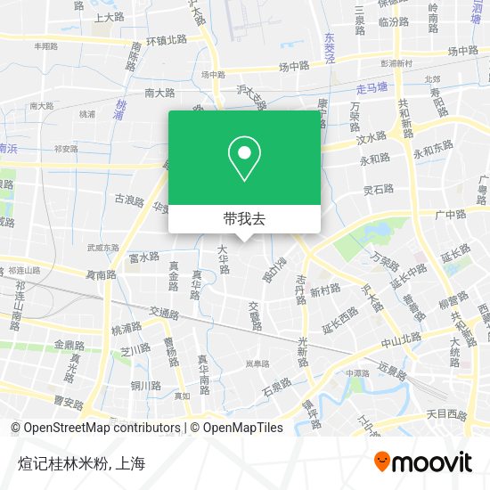 煊记桂林米粉地图