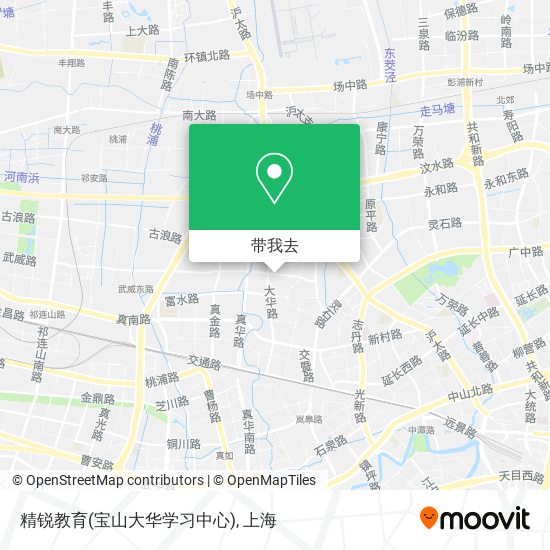 精锐教育(宝山大华学习中心)地图