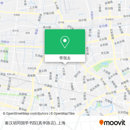 秦汉胡同国学书院(真华路店)地图