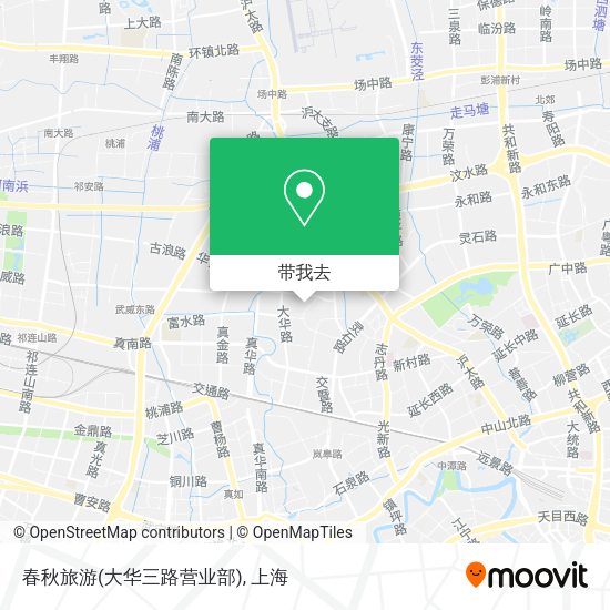 春秋旅游(大华三路营业部)地图