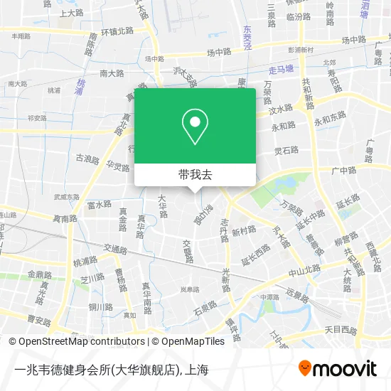 一兆韦德健身会所(大华旗舰店)地图