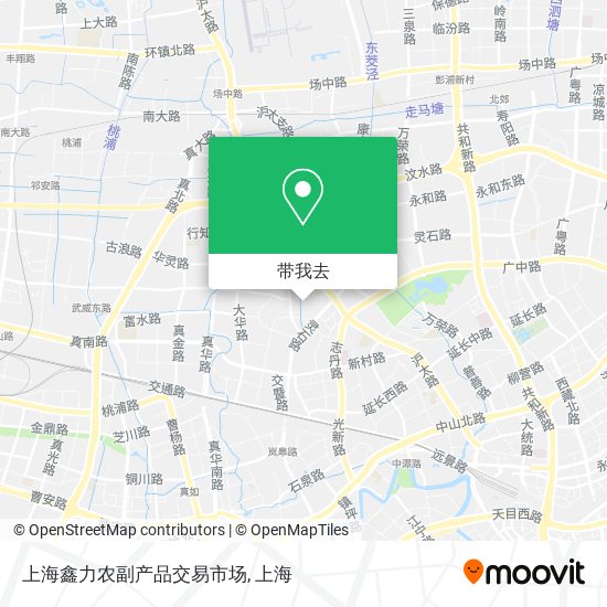 上海鑫力农副产品交易市场地图