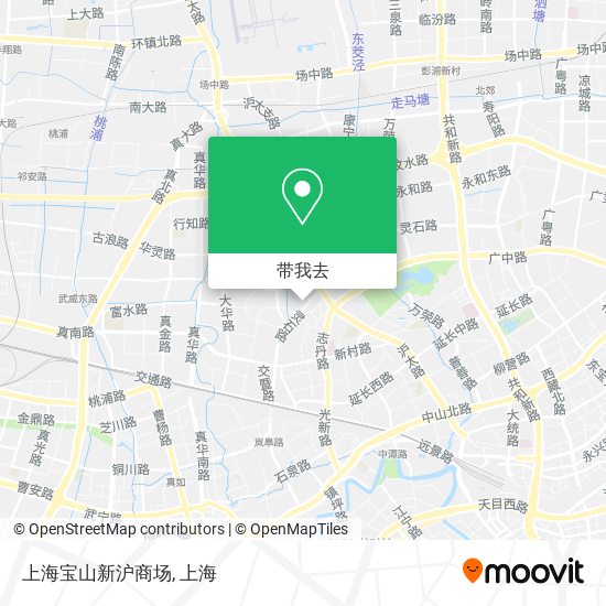 上海宝山新沪商场地图