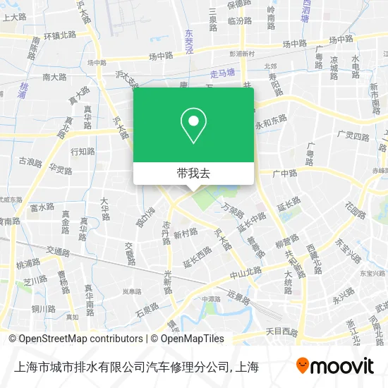 上海市城市排水有限公司汽车修理分公司地图