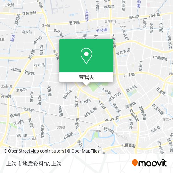 上海市地质资料馆地图