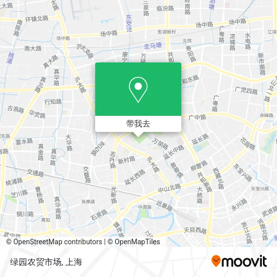 绿园农贸市场地图