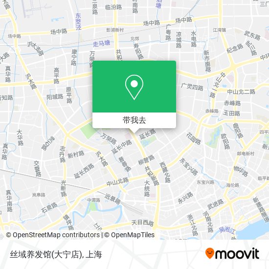 丝域养发馆(大宁店)地图