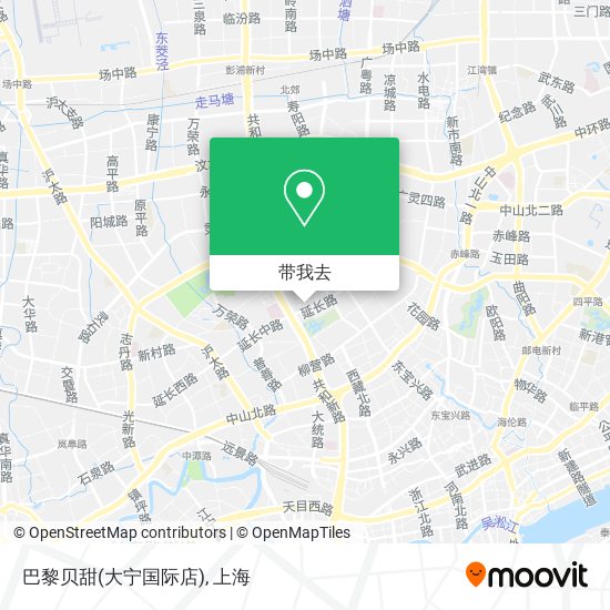 巴黎贝甜(大宁国际店)地图