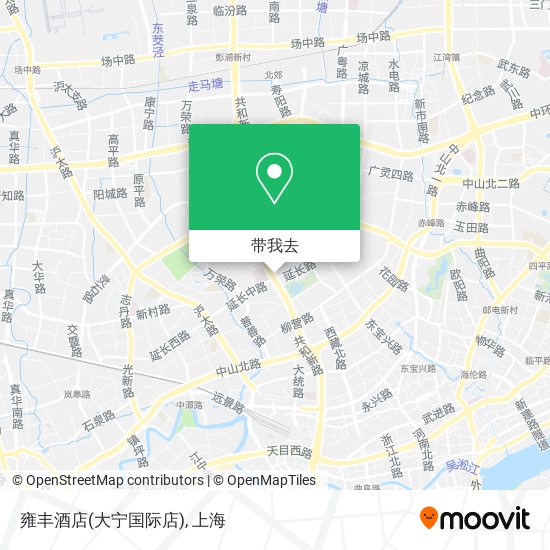 雍丰酒店(大宁国际店)地图