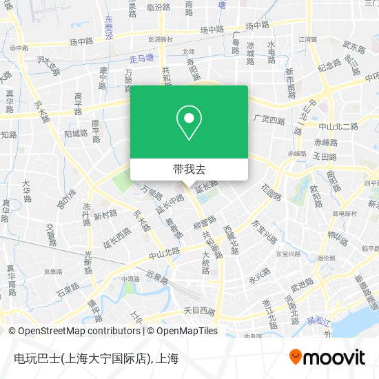 电玩巴士(上海大宁国际店)地图