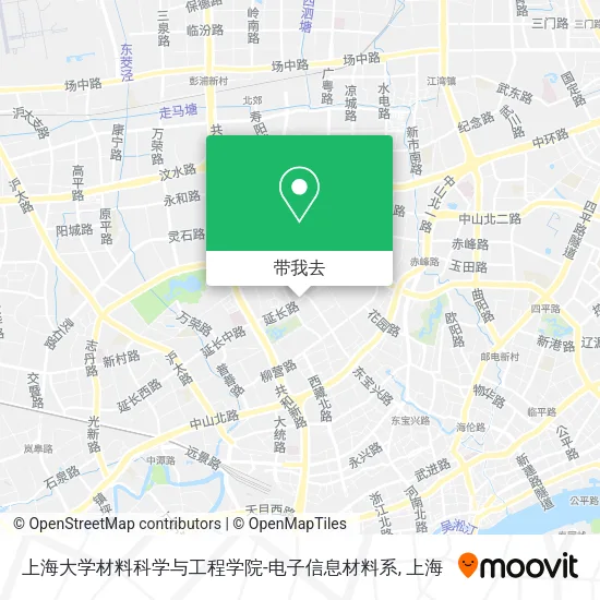 上海大学材料科学与工程学院-电子信息材料系地图