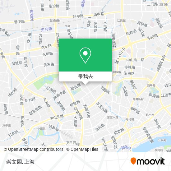 崇文园地图