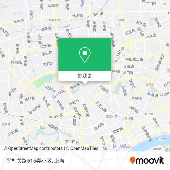 平型关路615弄小区地图