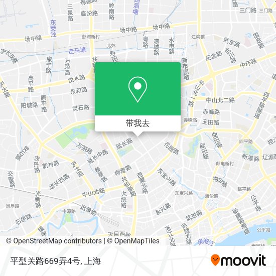 平型关路669弄4号地图